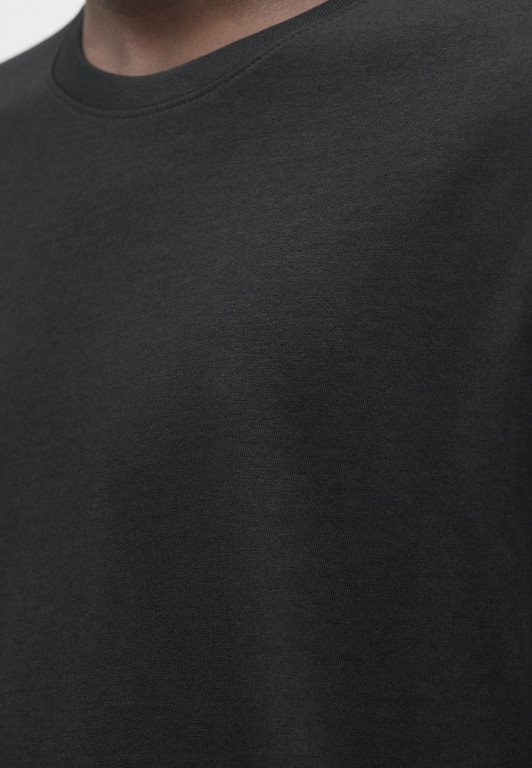 JJEORGANIC BASIC TEE O NECK 5 PACK - Basic T-shirt - black