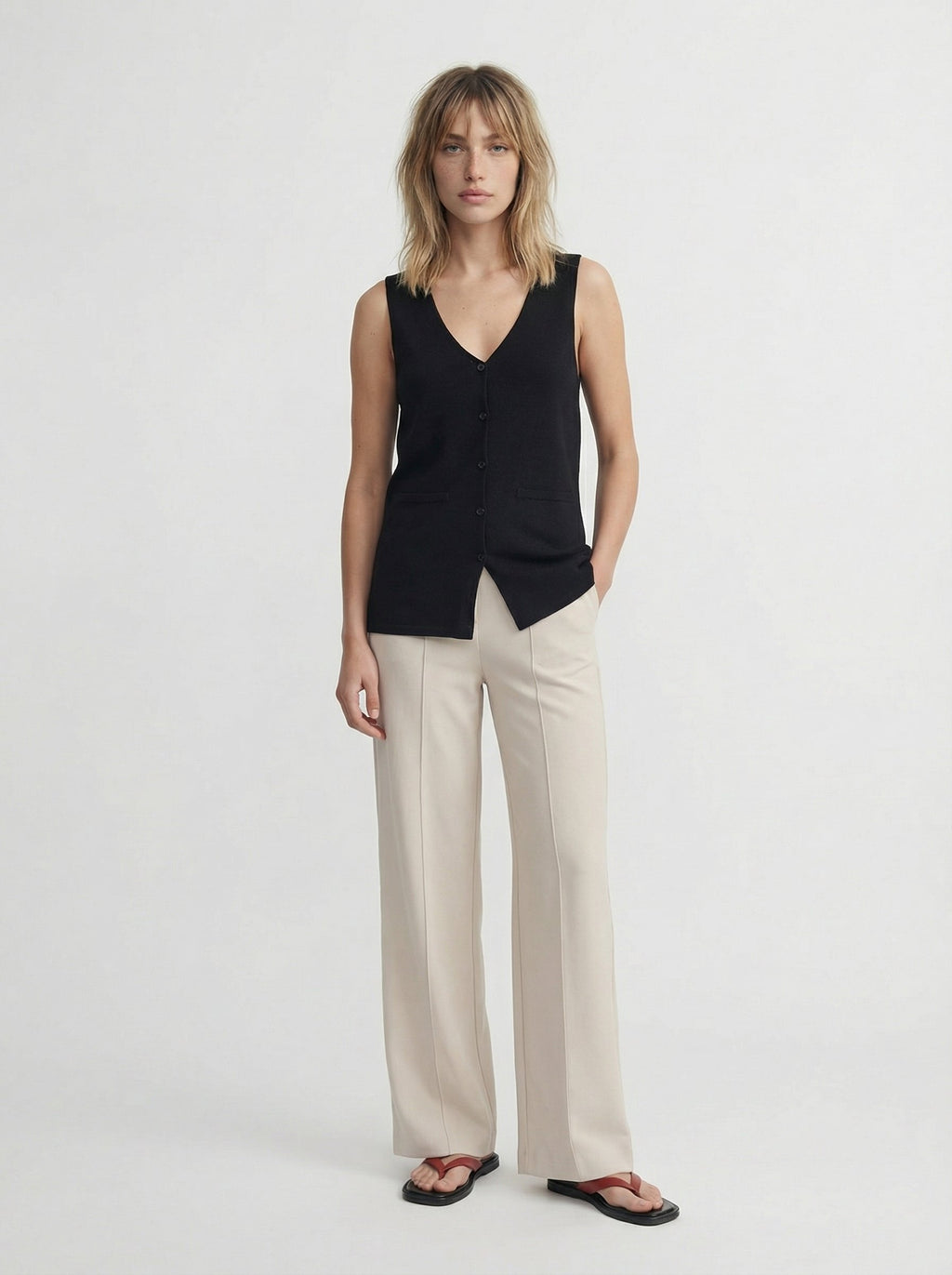 JXIDA - Trousers - moonbeam