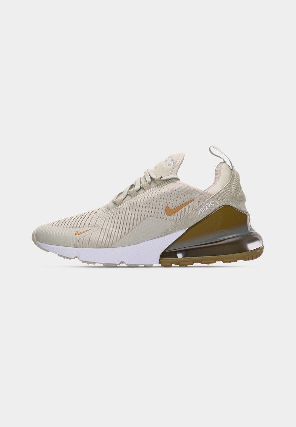 AIR MAX 270 - Baskets - light bone/coloris or métallisé/blanc