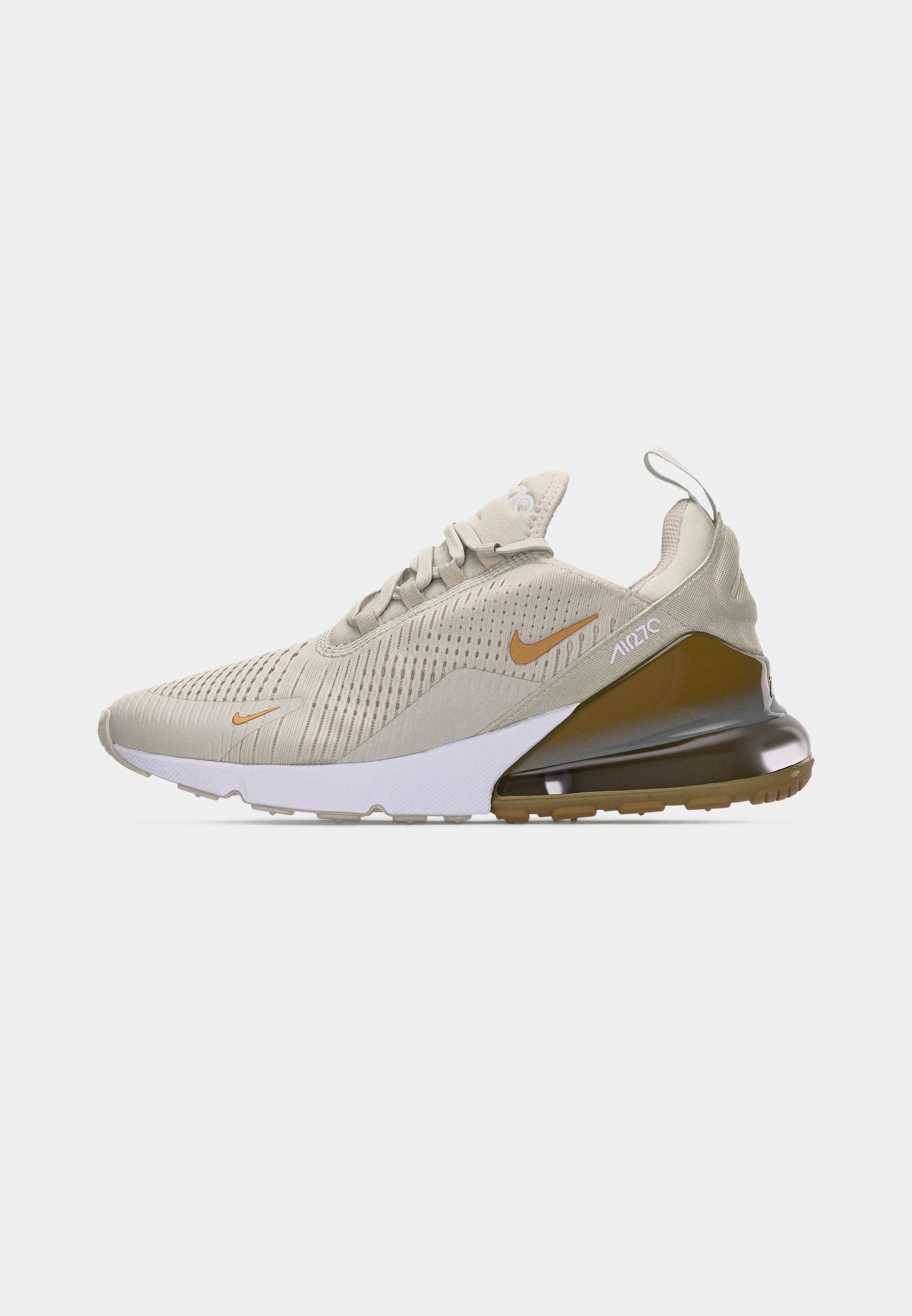 AIR MAX 270 - Baskets - light bone/coloris or métallisé/blanc