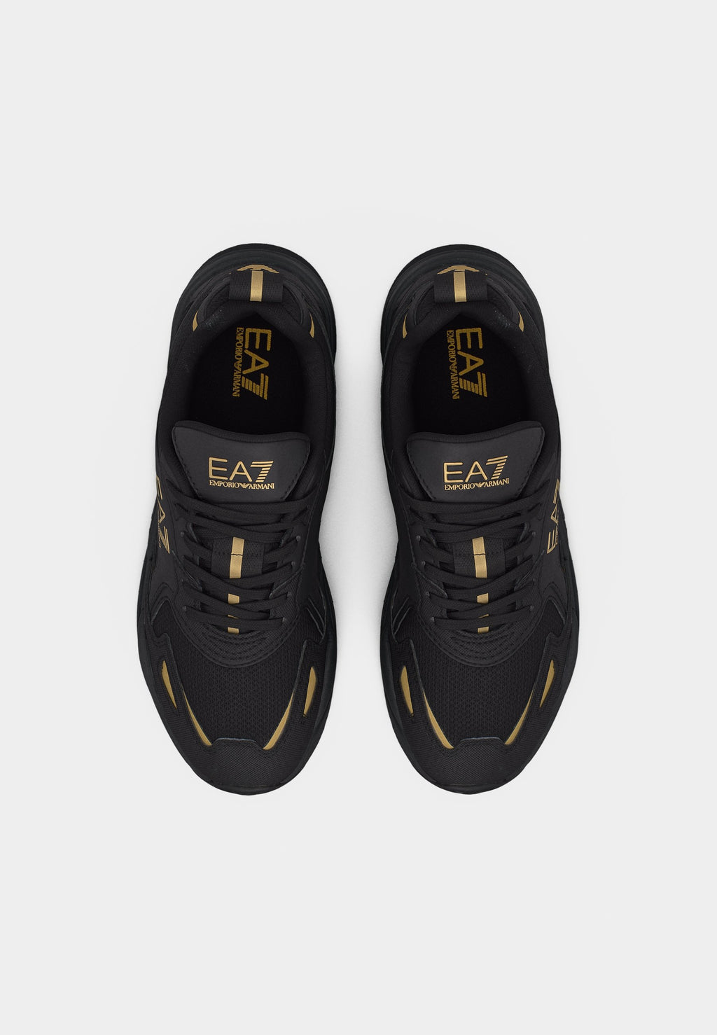 ACE RUNNER NEW UNISEX - Trainers - triple black/gold-coloured