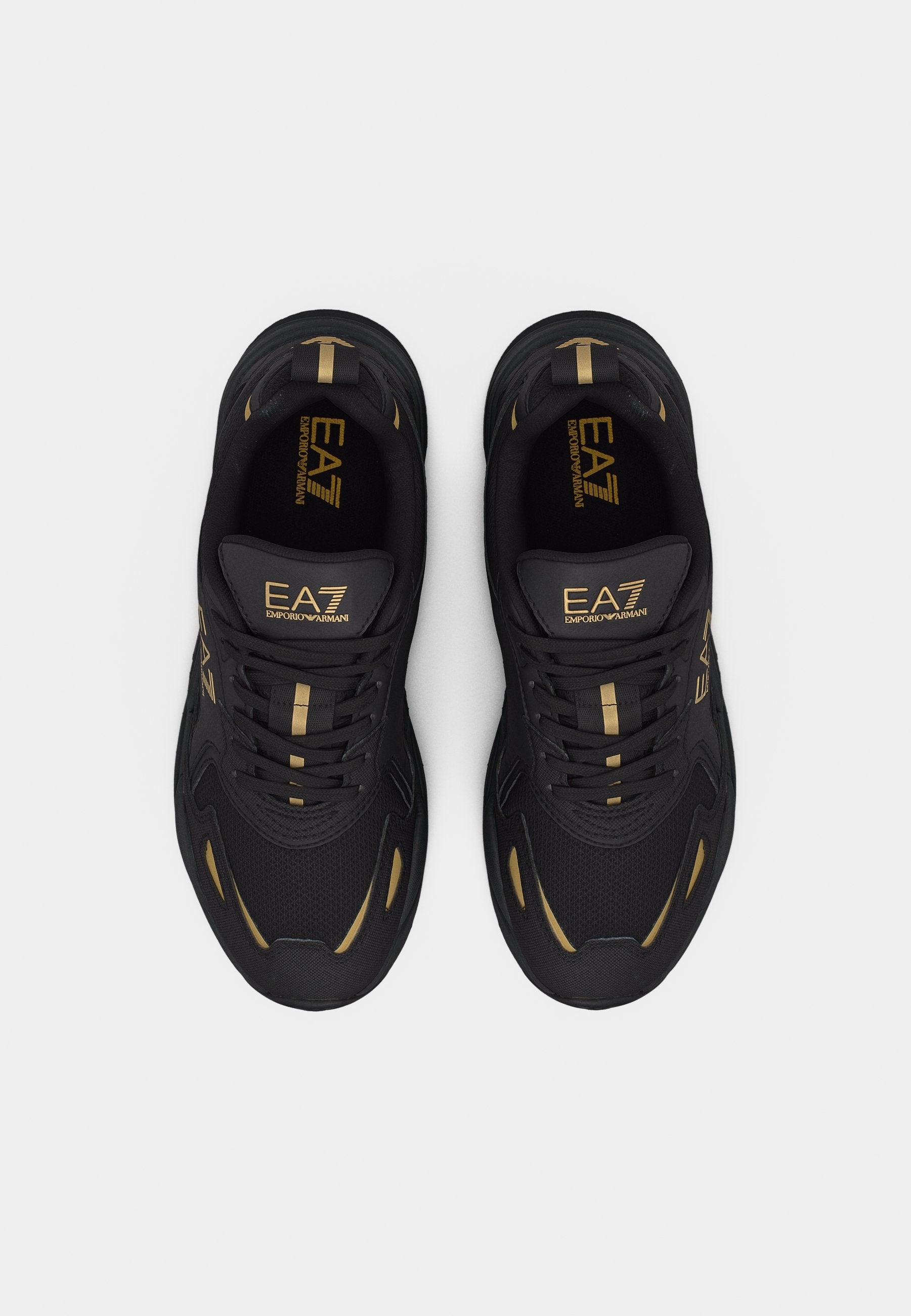 ACE RUNNER NEW UNISEX - Trainers - triple black/gold-coloured