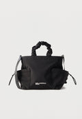 GATHERED TOTE - Handbag - black