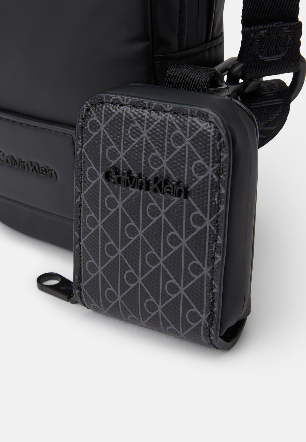 PUFFER UTILITY PHONE CROSSBODY - Phone pouch - black