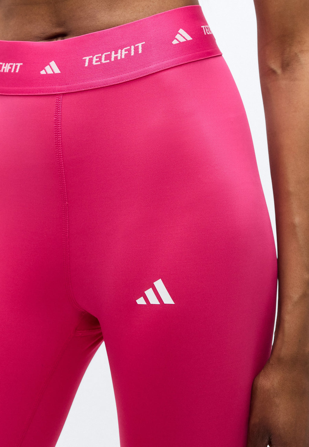ADIDAS TECHFIT 7/8 - Leggings - real magenta