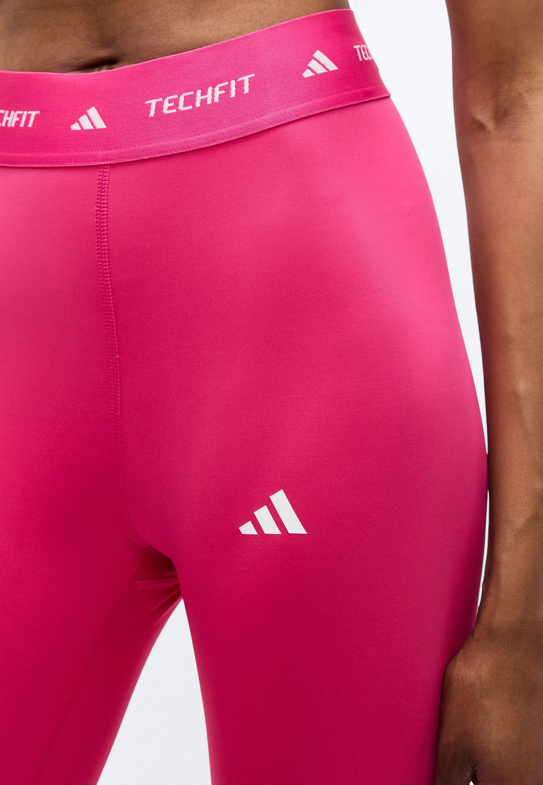 ADIDAS TECHFIT 7/8 - Leggings - real magenta
