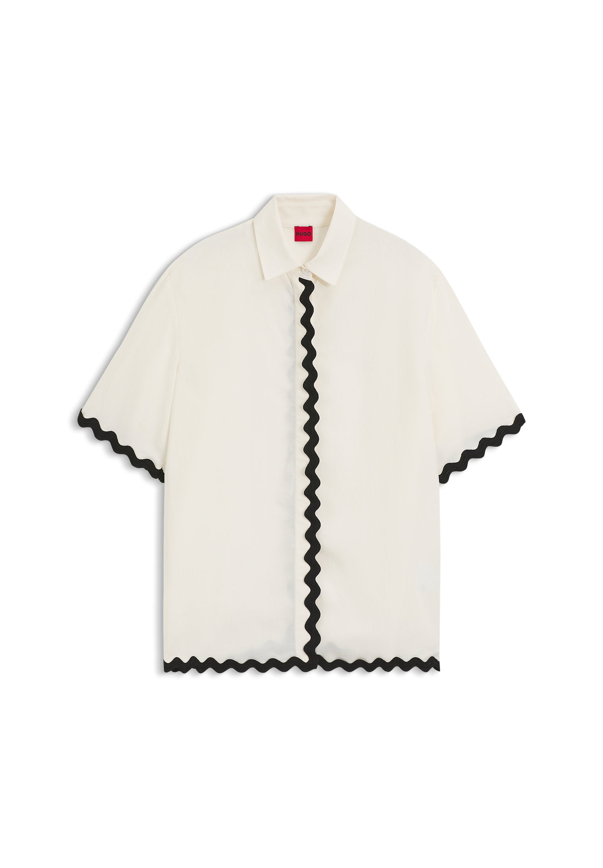 CAMULE-1 - Button-down blouse - open white