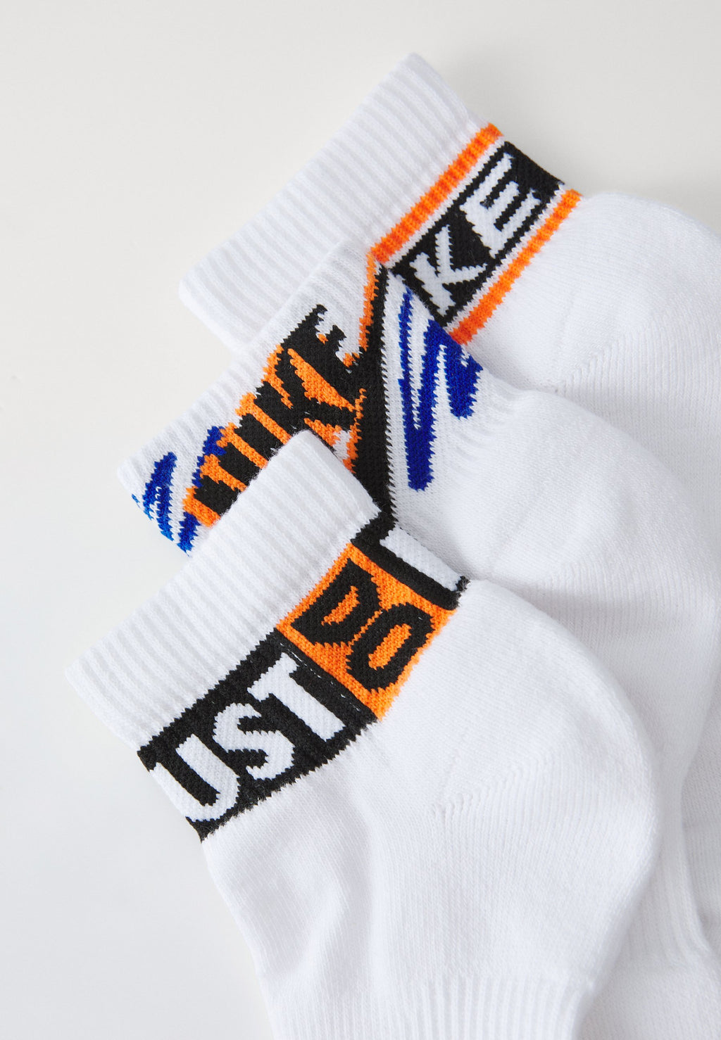 ANKLE UNISEX 3 PACK - Sports socks - white/black
