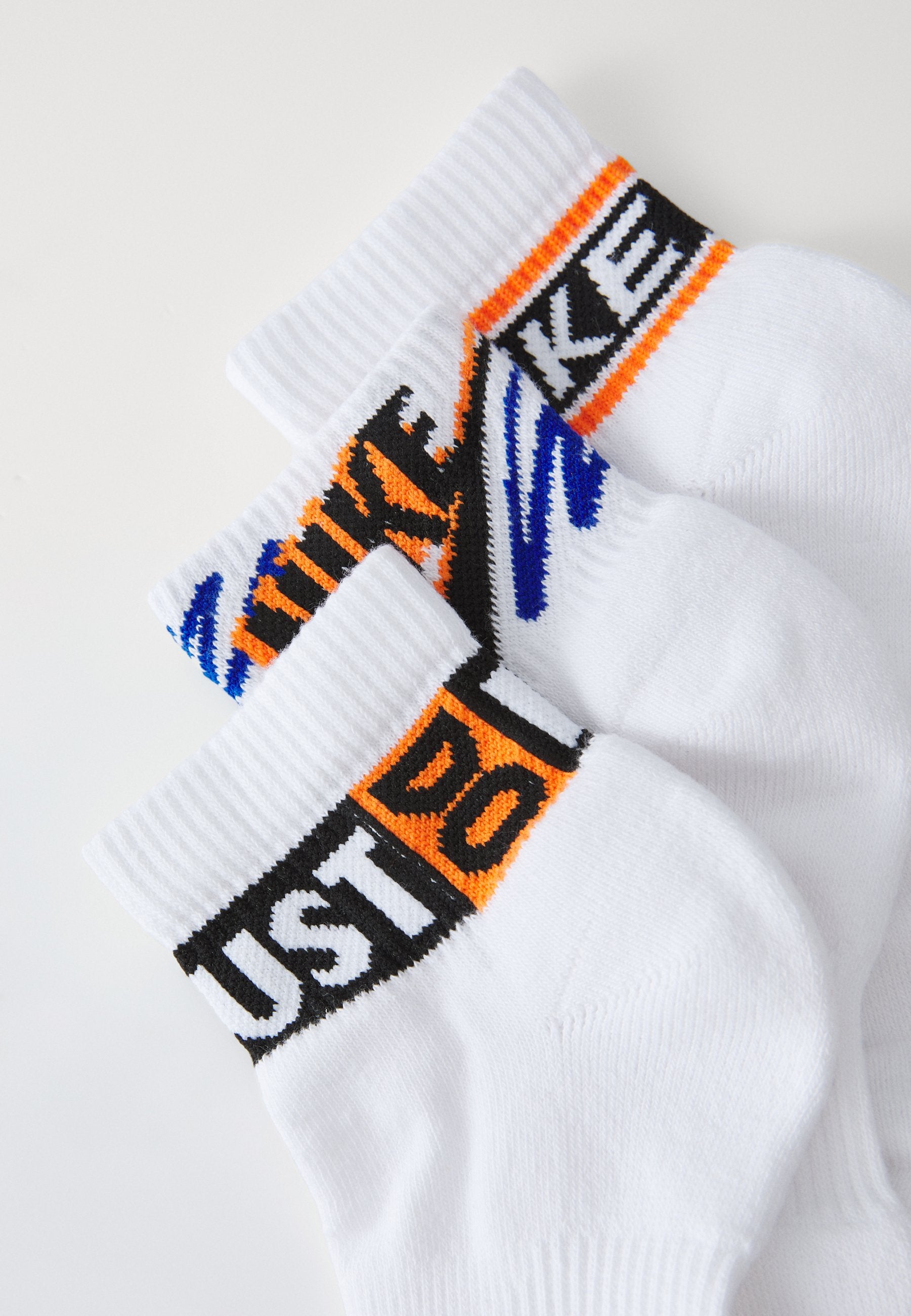 ANKLE UNISEX 3 PACK - Sports socks - white/black