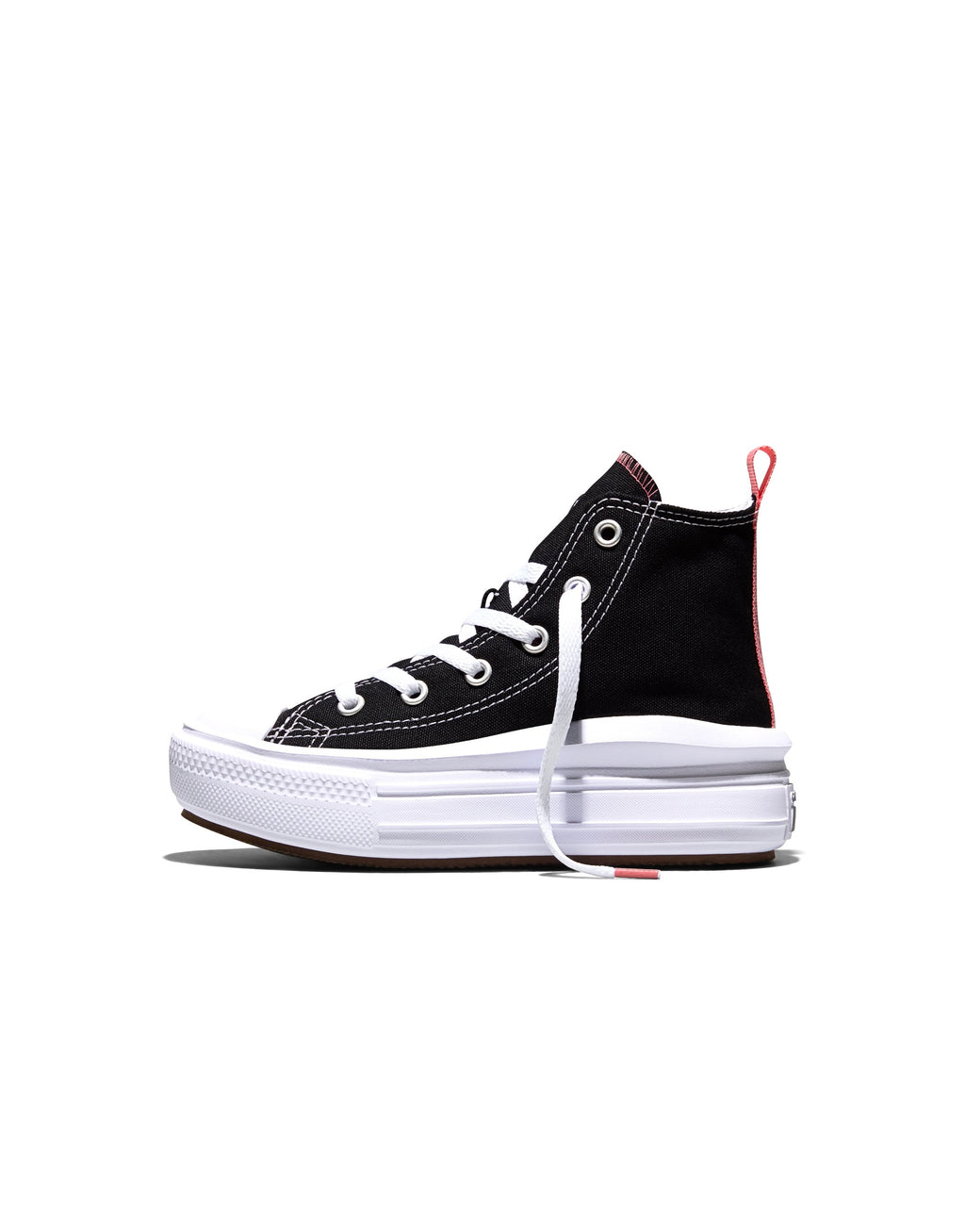CHUCK TAYLOR ALL STAR MOVE COLOR POP - High-top trainers - black/pink salt/white