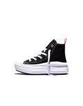 CHUCK TAYLOR ALL STAR MOVE COLOR POP - High-top trainers - black/pink salt/white