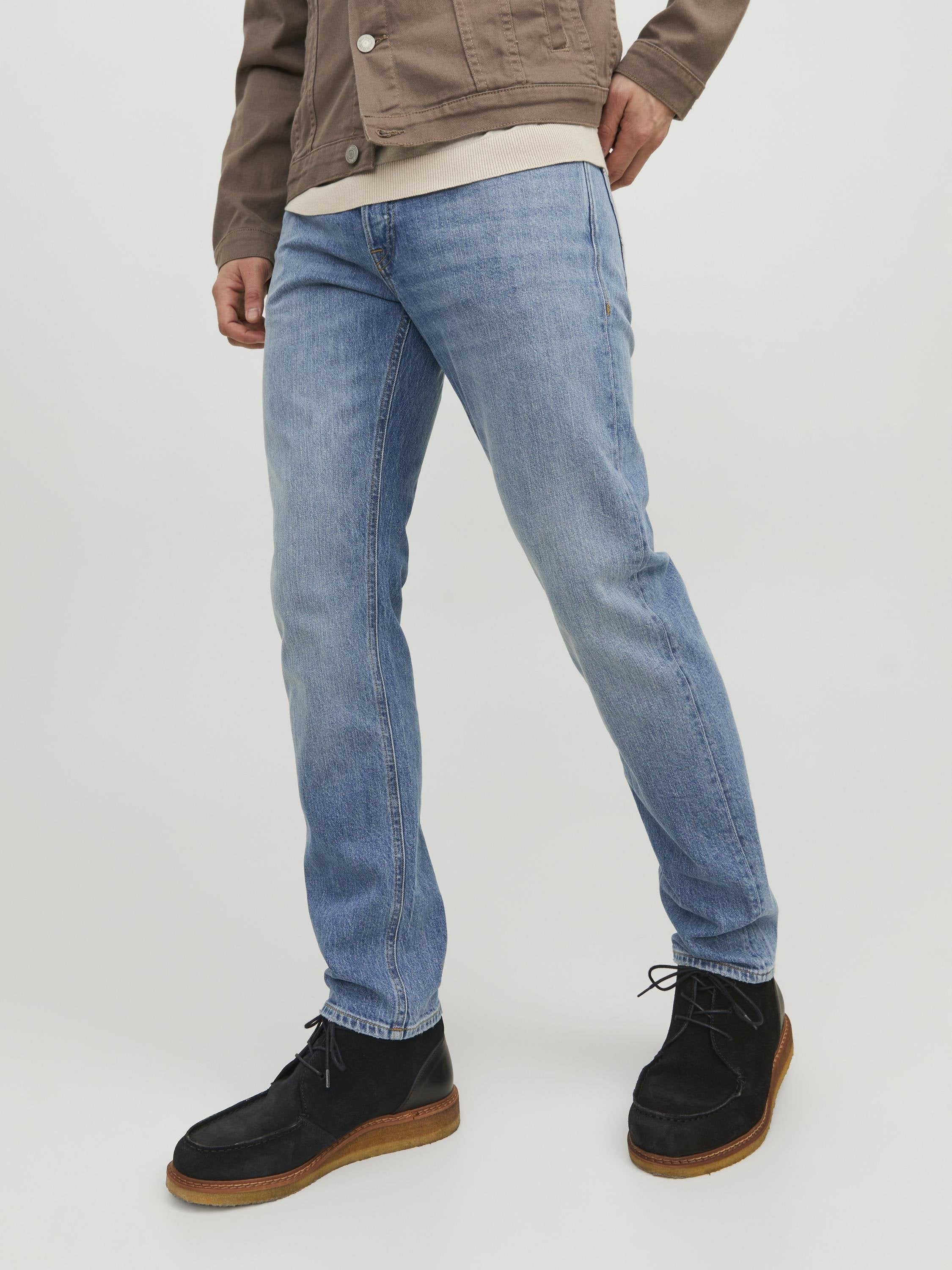 Coupe ajustée JJIMIKE JJORIGINAL SBD 555 NOOS - Jean droit - denim bleu