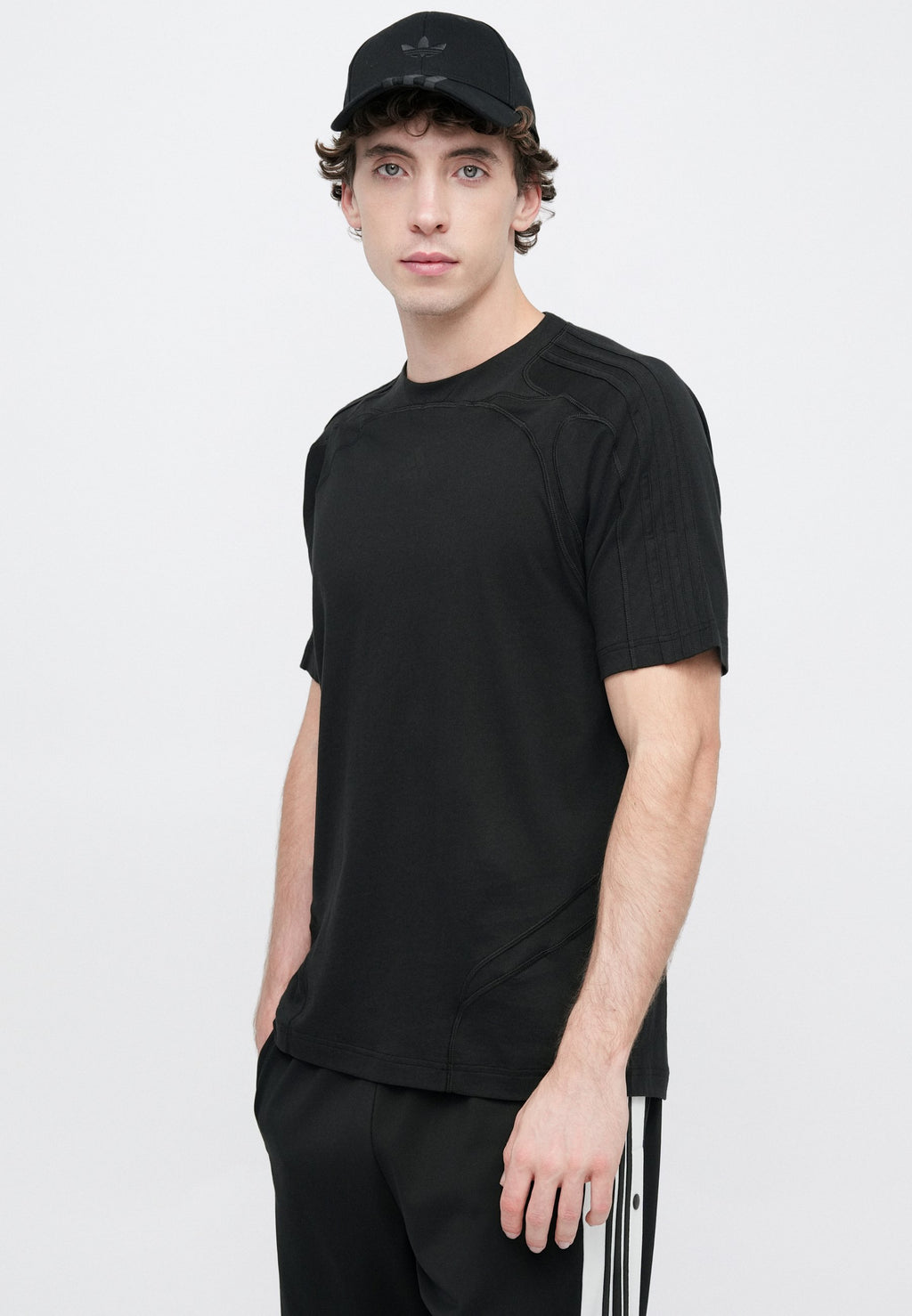 ADIBREAK UNISEX - Tracksuit bottoms - black/white