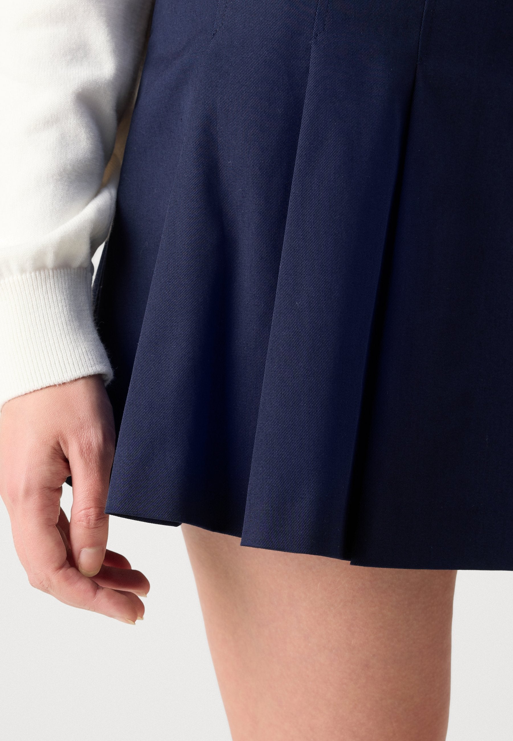A-line skirt - navy blue