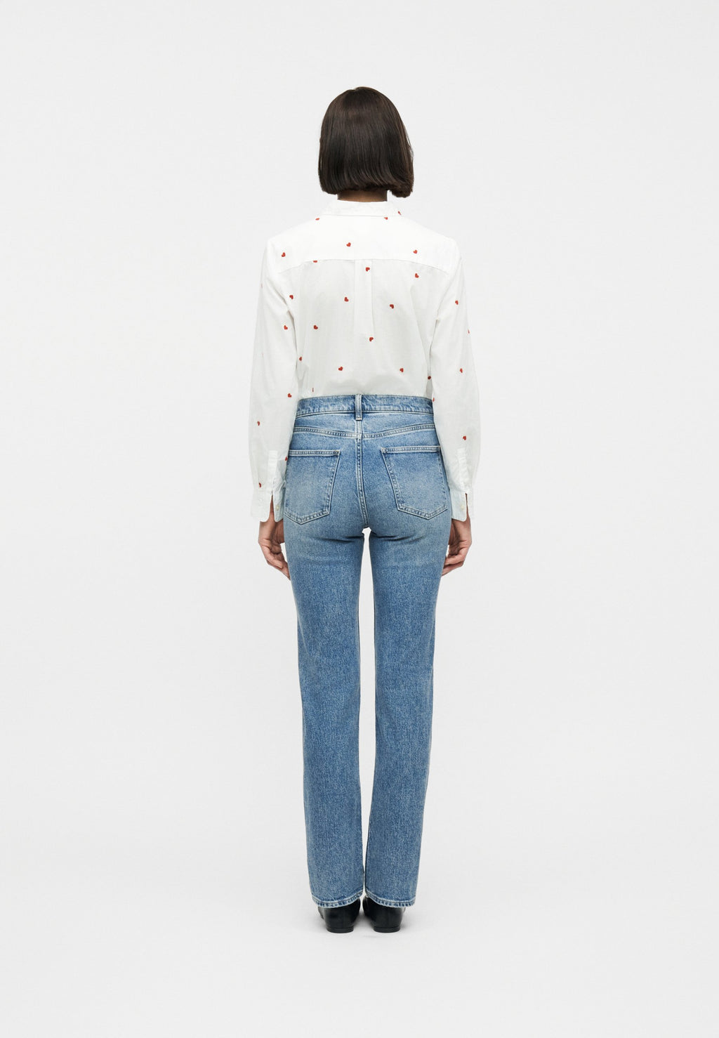 MULHOLLAND - Straight leg jeans - medium indigo