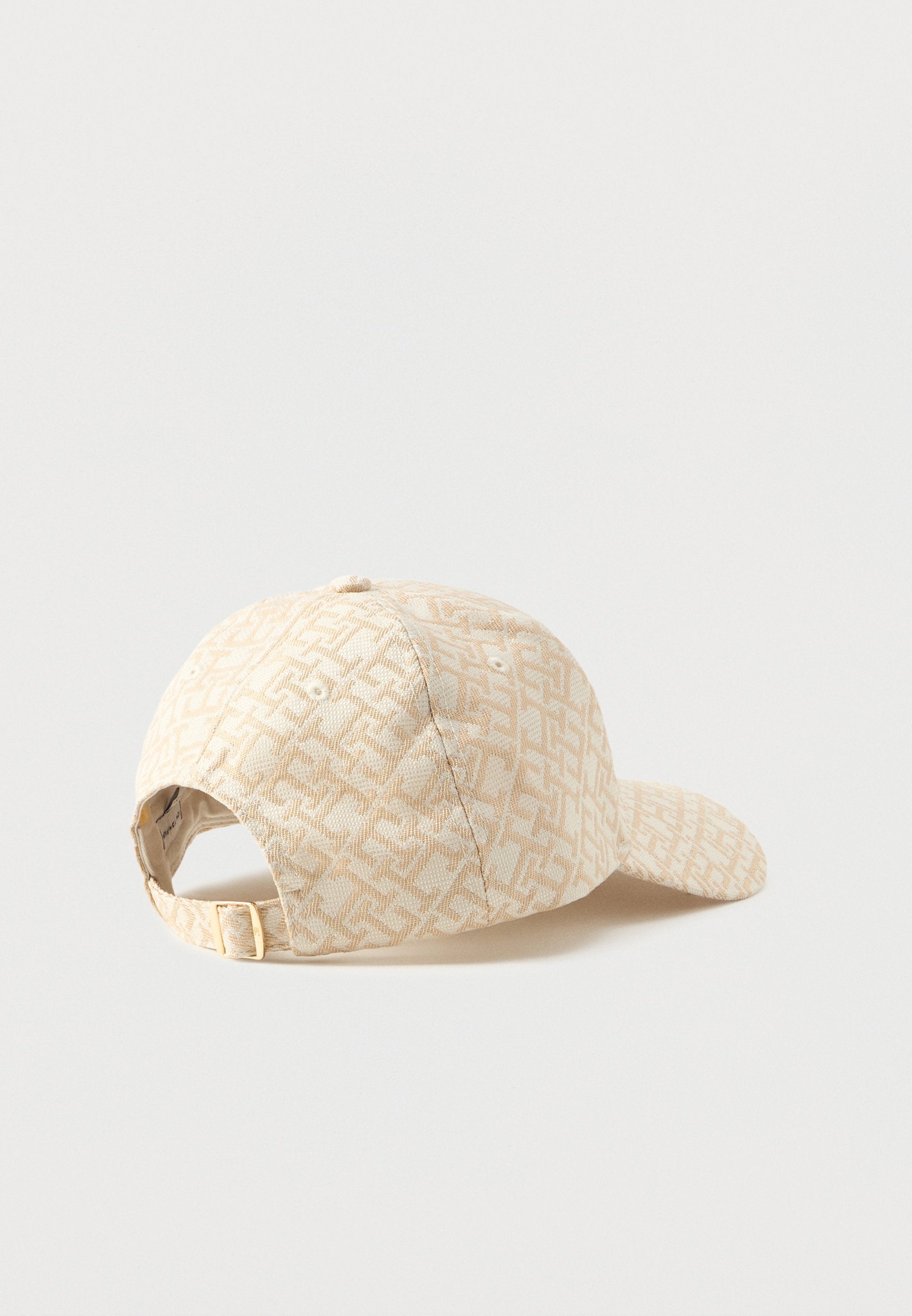 TH MONOGRAM JACQUARD BASEBALL CAP - Cap - soft cream