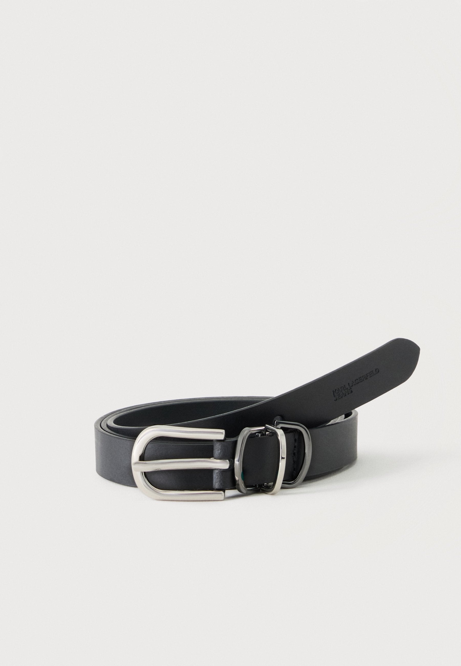 RINGS DETAIL BELT - Belt - black