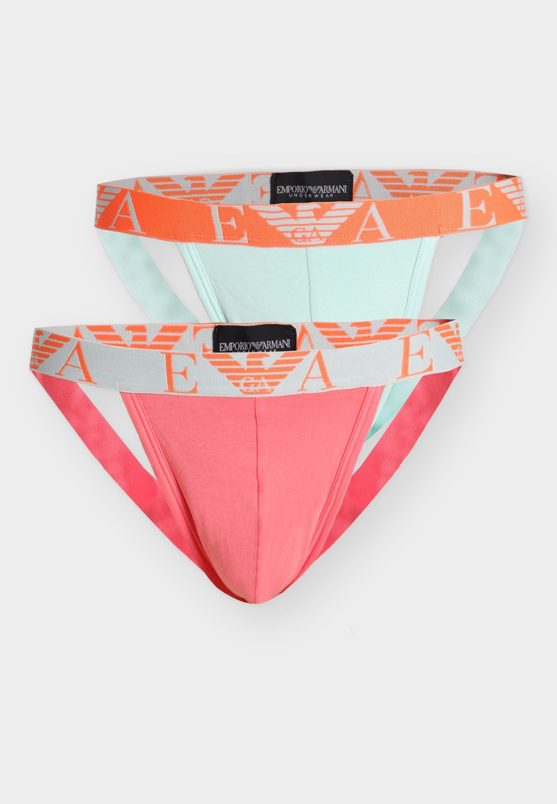 BOLD MONOGRAM PARTE BASSA JOCKSTRAP 2 PACK - Jockstrap - pink/aqua