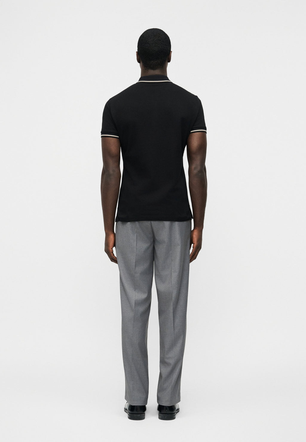 EMBLEM EMBRO - Polo shirt - black