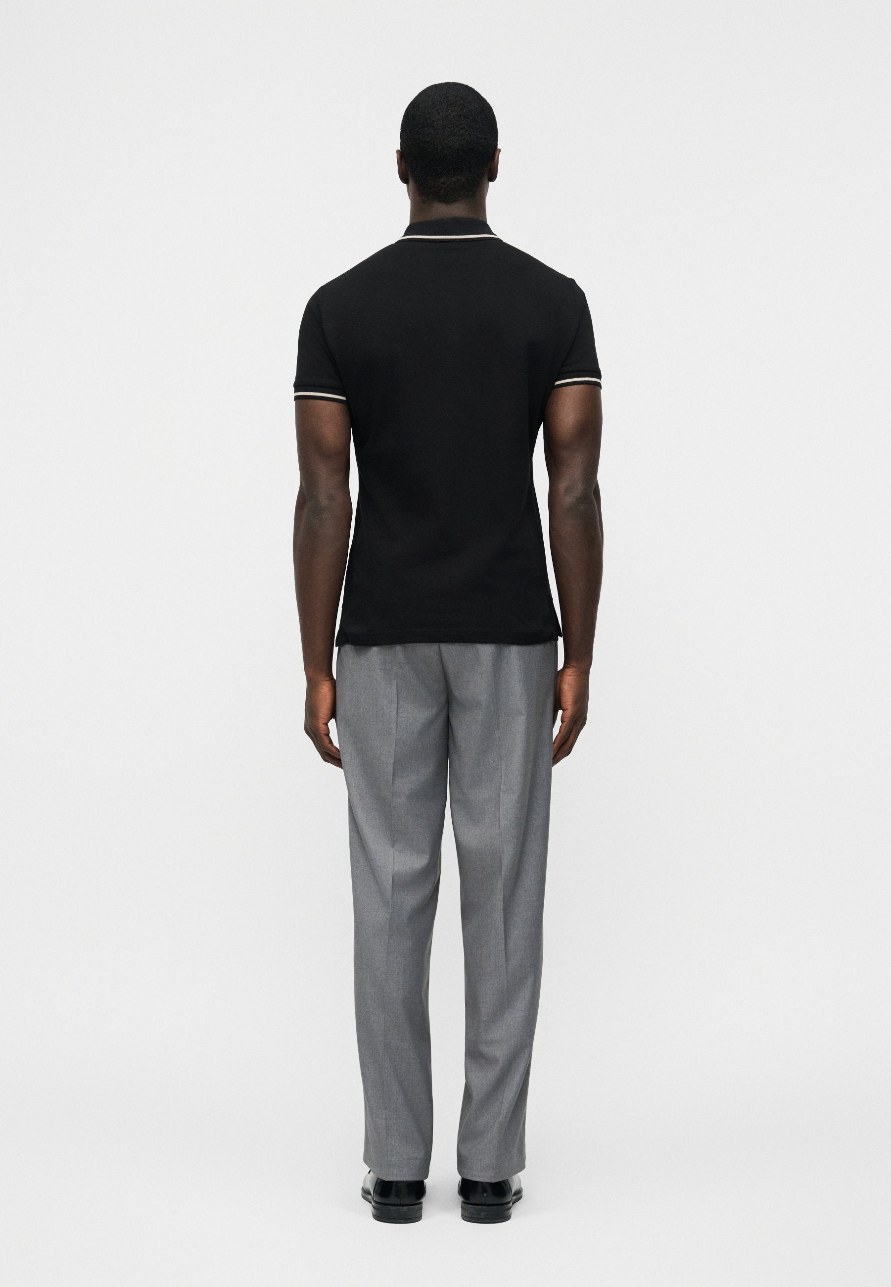EMBLEM EMBRO - Polo shirt - black