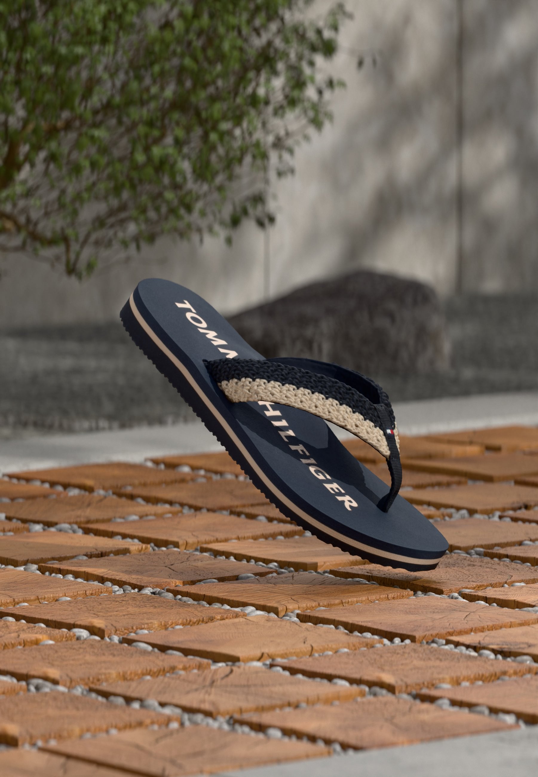 SUMMER - T-bar sandals - space blue