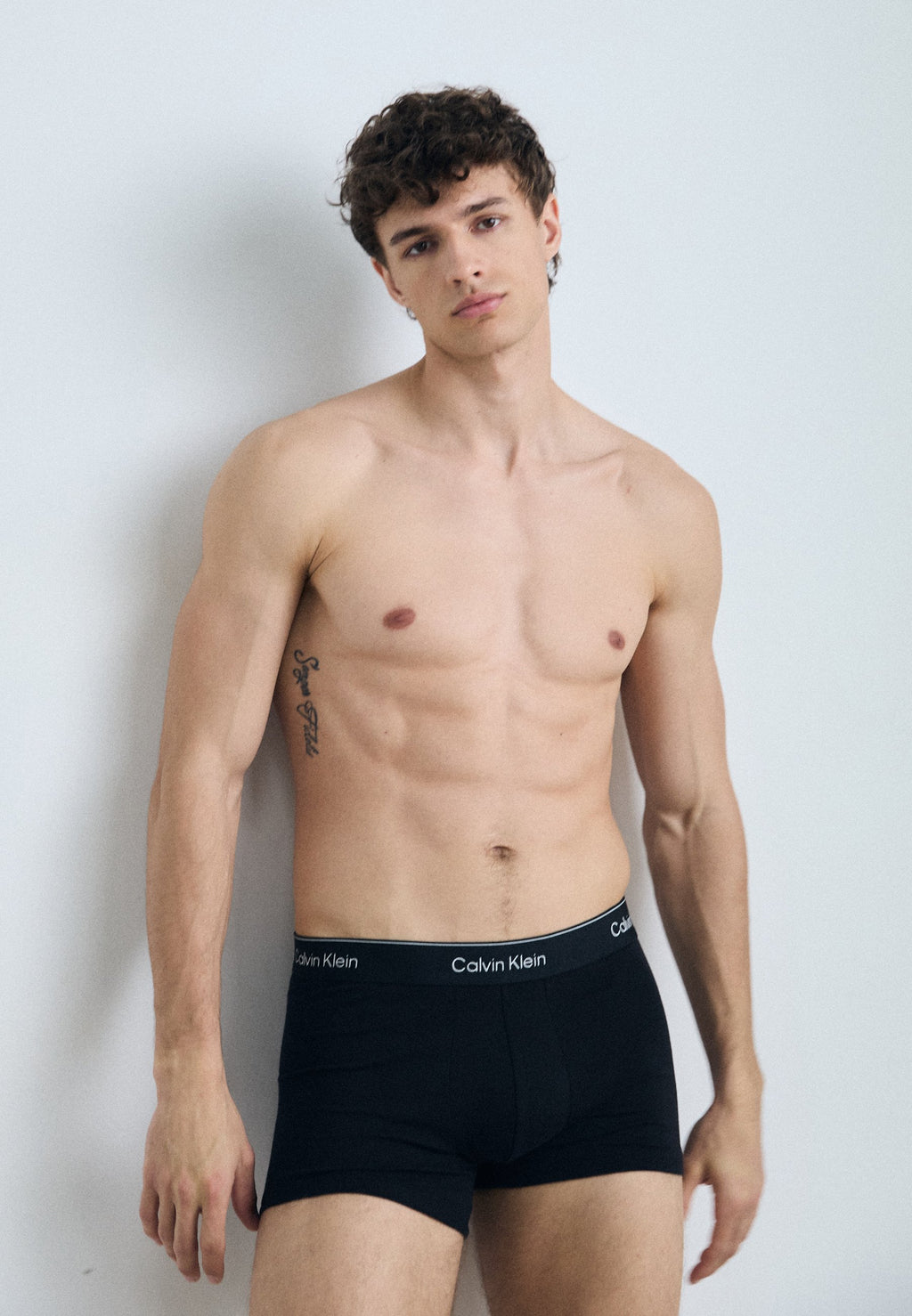 TRUNK 3 PACK ICON COTTON STRETCH - Trunks - black
