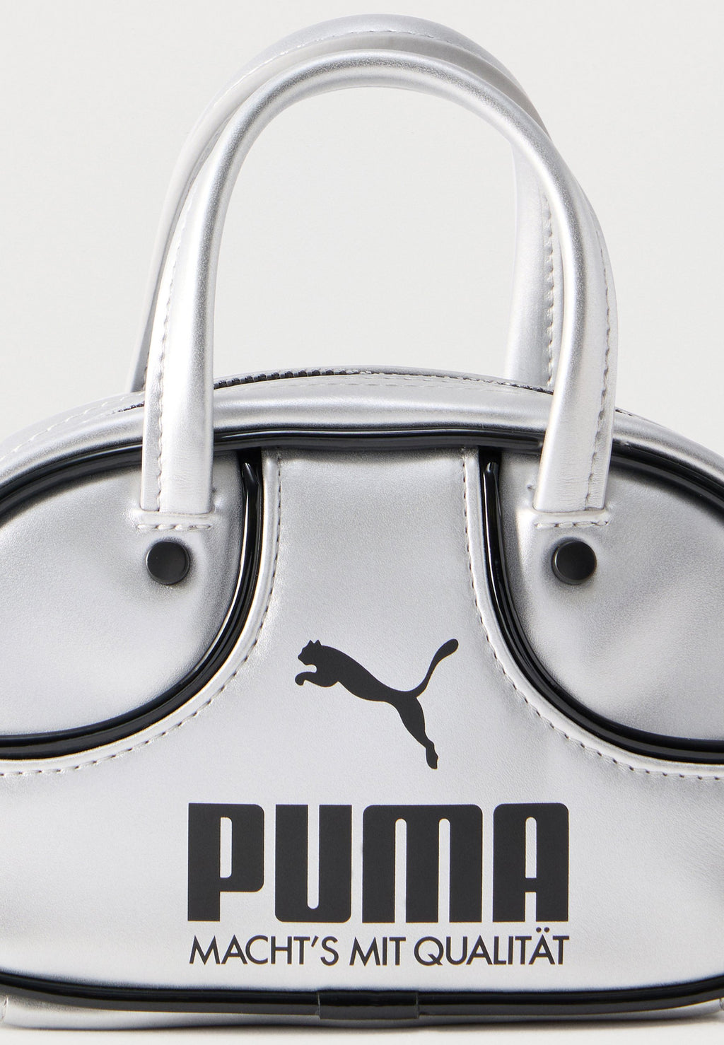Handbag - glacial gray/black