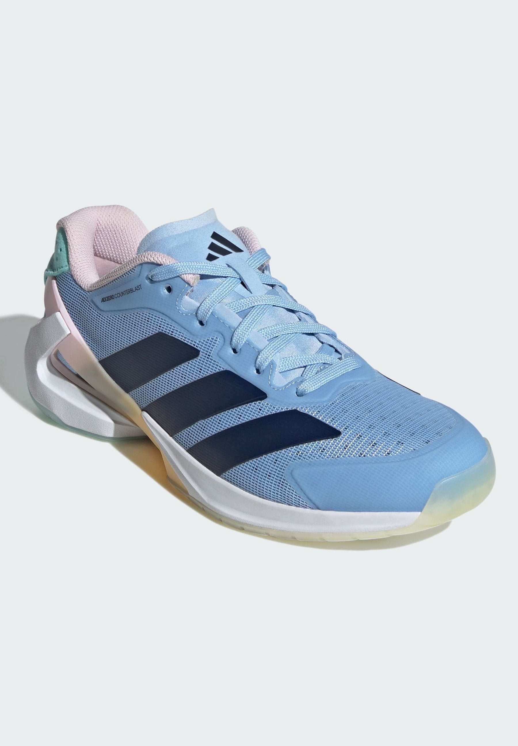 ADIDAS PERFORMANCE - Handball shoes - glow blue   shadow navy   clear pink