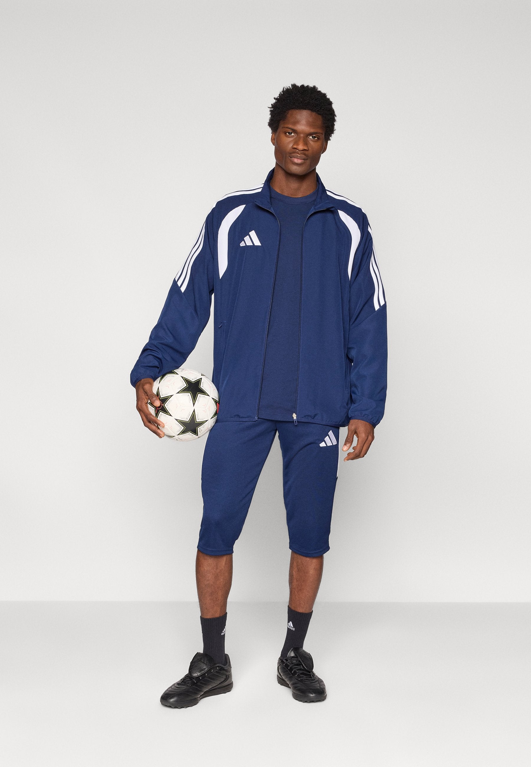 TIRO26 LEAGUE TRAINING PANTS - 3/4 sports trousers - team navy blue/white
