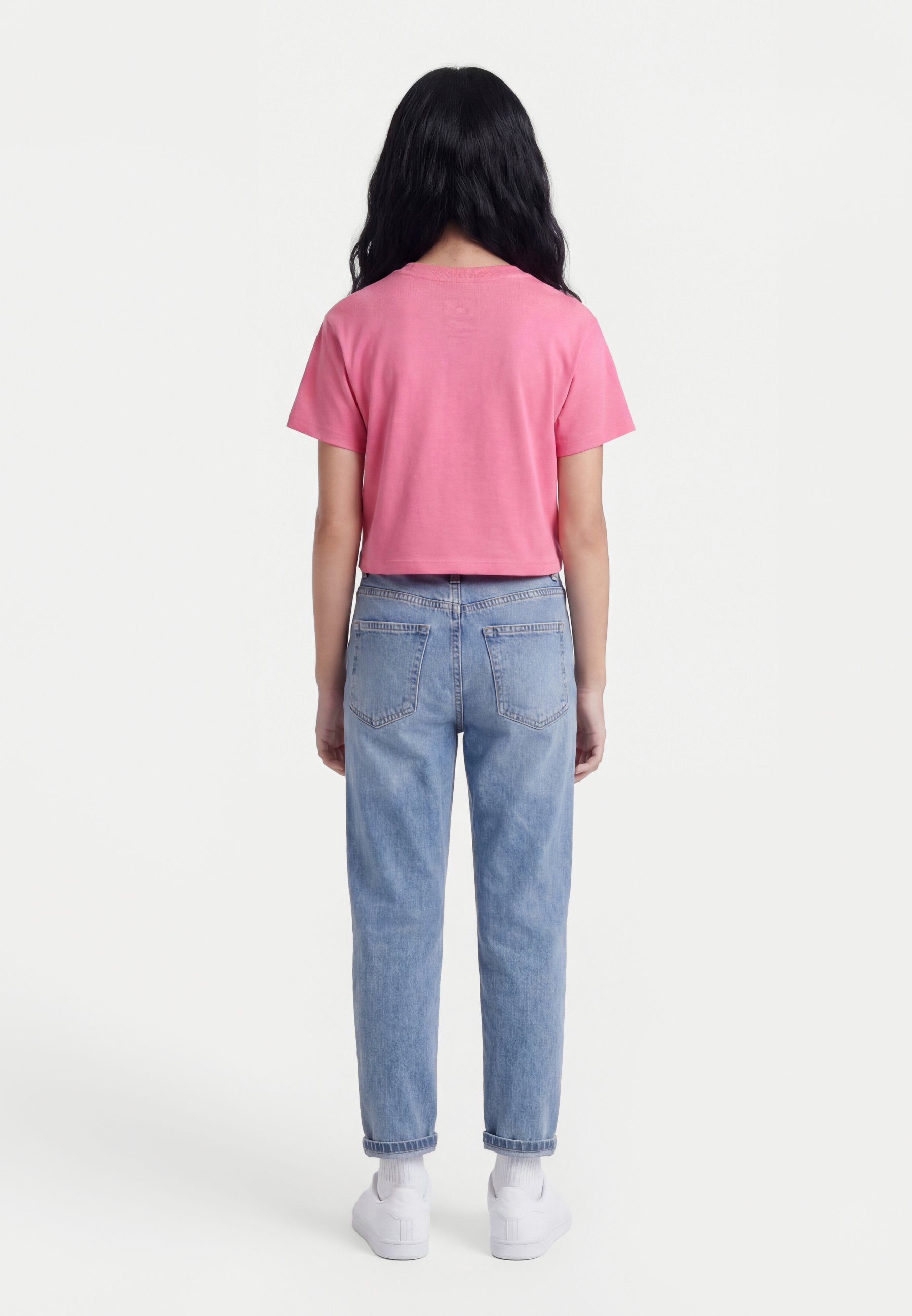 TEE BOXY - Basic T-shirt - peony