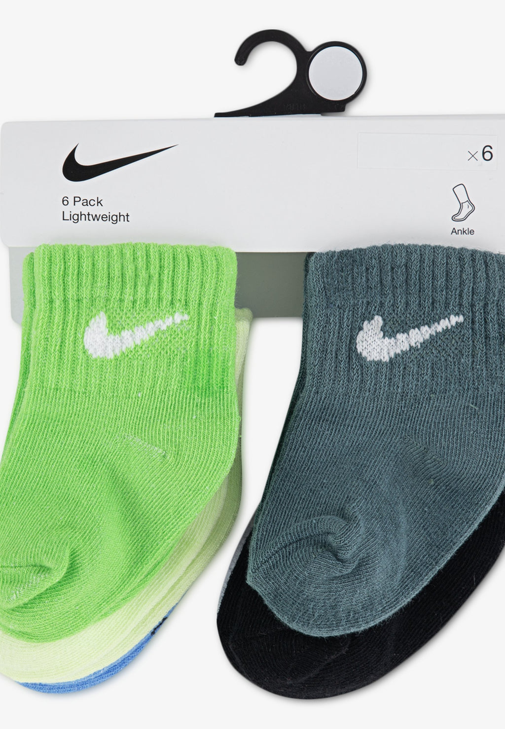 INFANT ANKLE 6 PACK - Socks - mean green