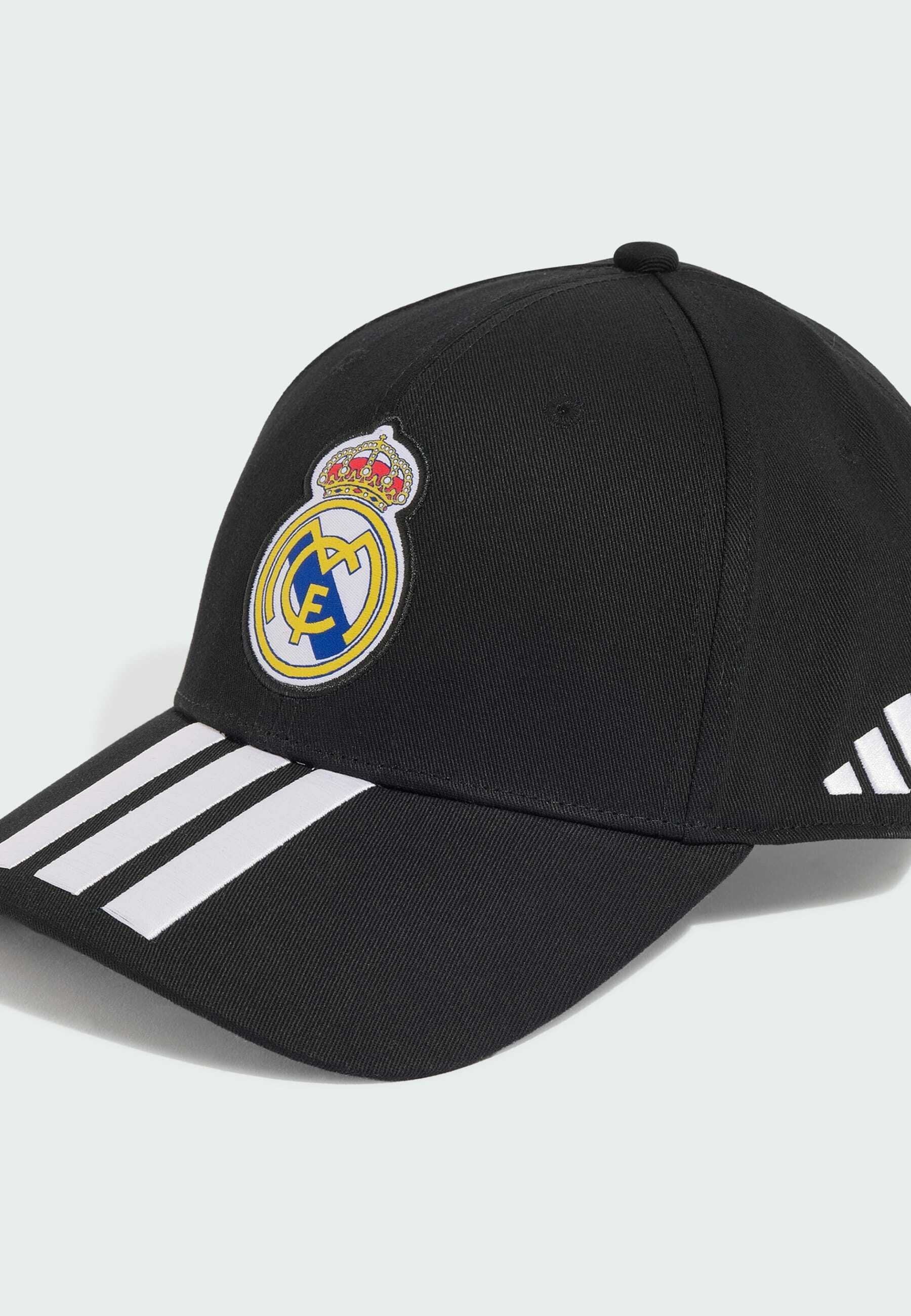 REAL MADRID BASEBALL CAP UNISEX - Club wear - black   white
