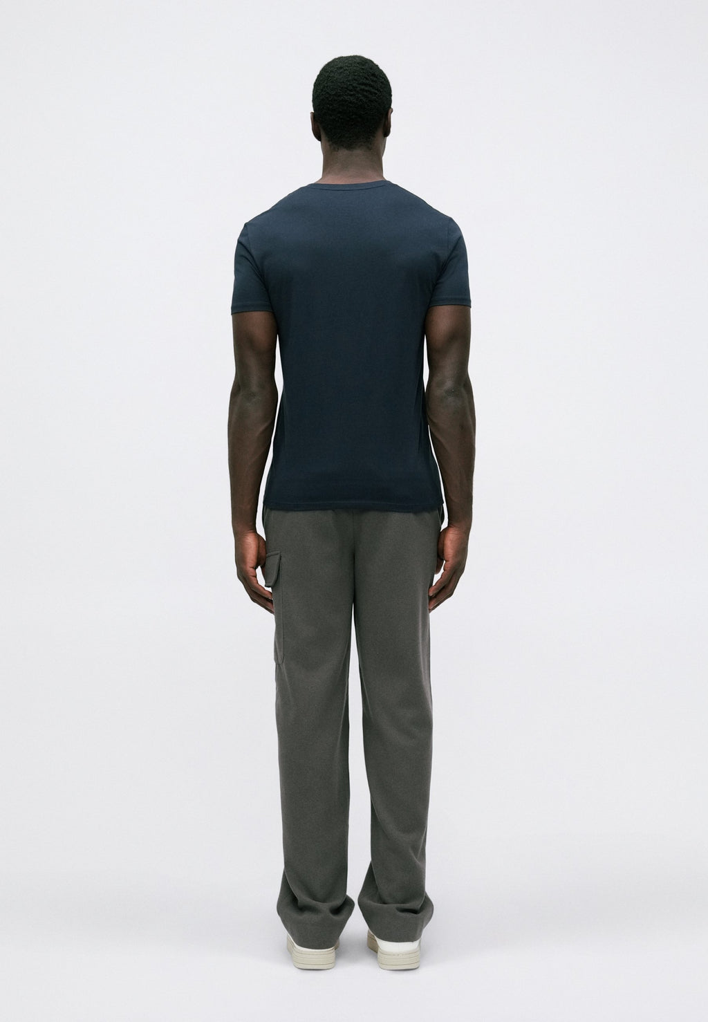 VLINE T-SHIRT SLIM FIT - Basic T-shirt - navy