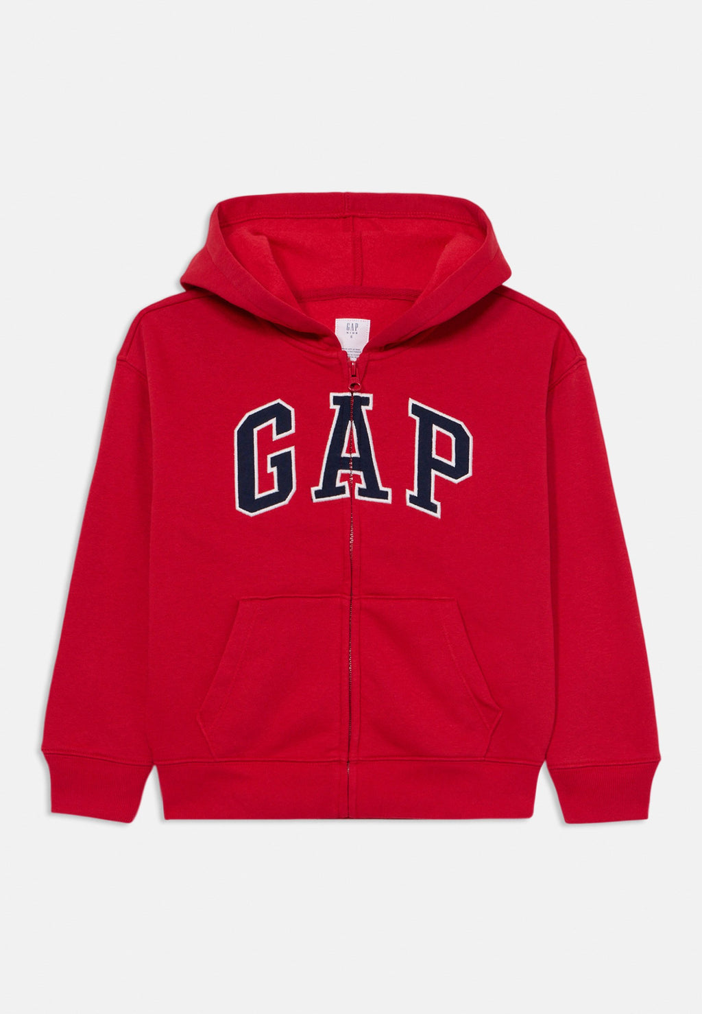 KIDS RELAXED GAP LOGO ZIP HOODIE - Hoodie - modern red