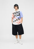TEE POST STAMP UNISEX - Print T-shirt - white